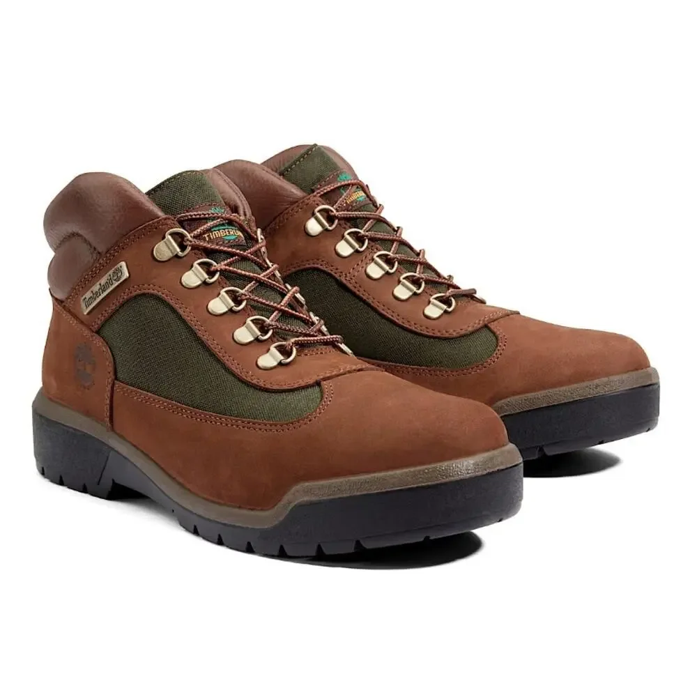 Timberland Men’s Chocolate Waterproof Field Boots Size 12